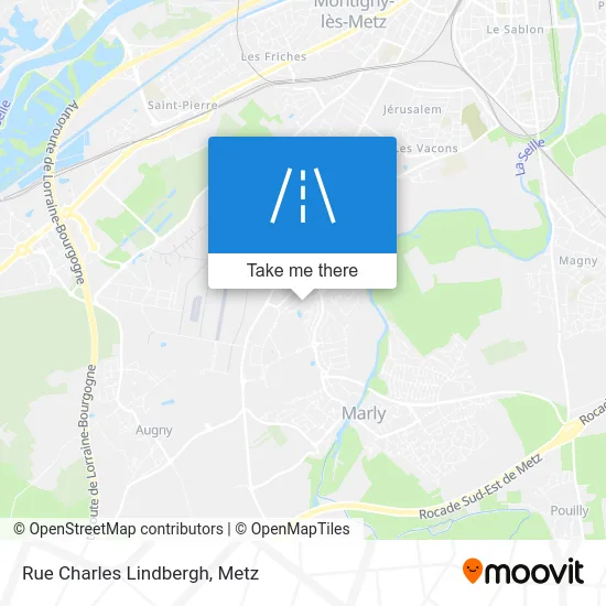 Rue Charles Lindbergh map