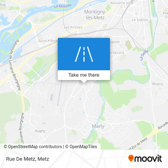 Rue De Metz map