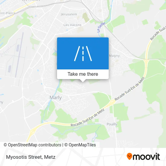 Rue Des Myosotis map