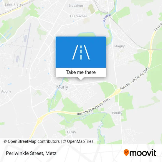 Rue Des Pervenches map