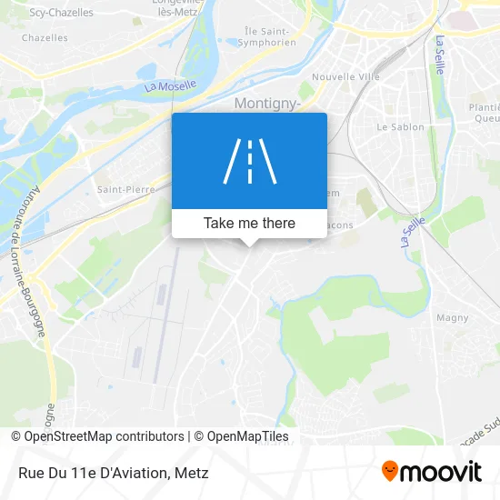 Rue Du 11e D'Aviation map