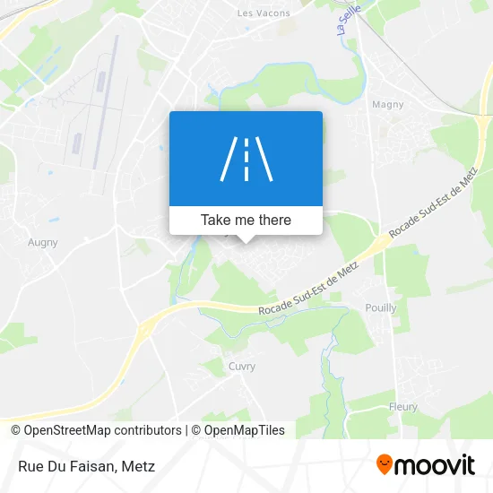 Rue Du Faisan map