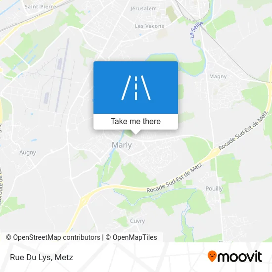 Rue Du Lys map
