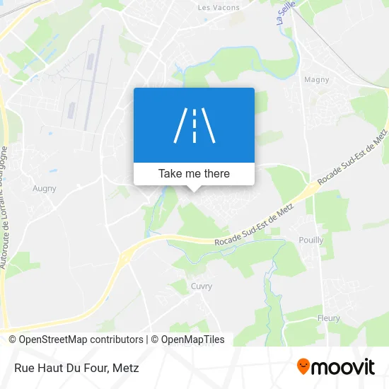 Rue Haut Du Four map