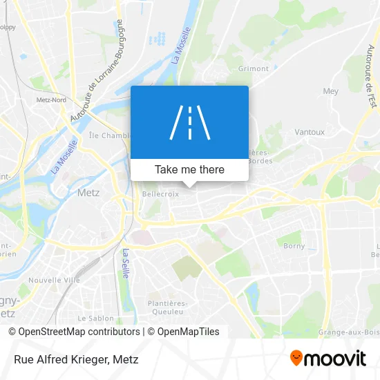 Rue Alfred Krieger map