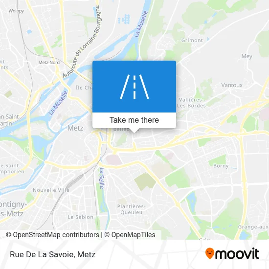 Rue De La Savoie map