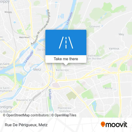 Rue De Périgueux map