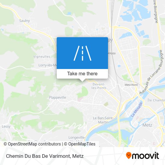 Chemin Du Bas De Varimont map