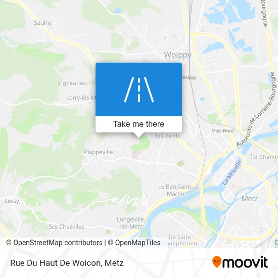 Rue Du Haut De Woicon map
