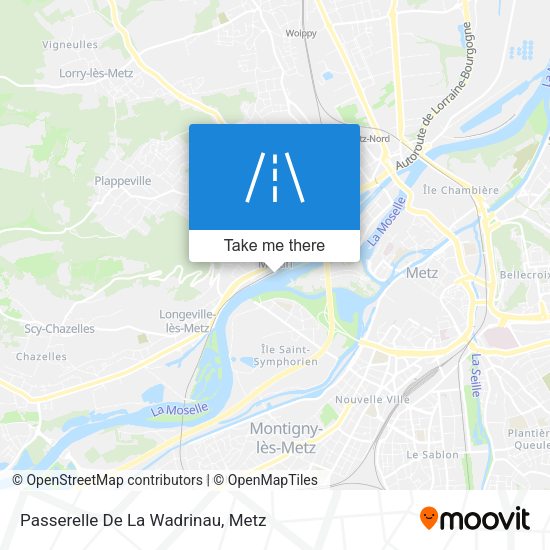 Passerelle De La Wadrinau map