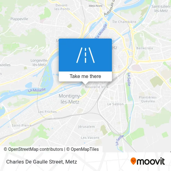 Rue Charles De Gaulle map