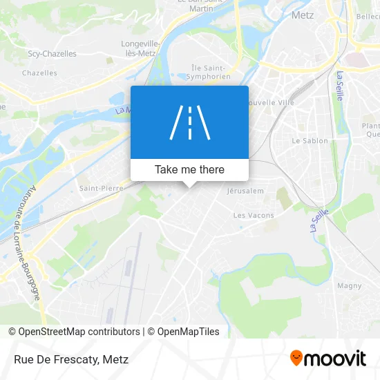 Rue De Frescaty map