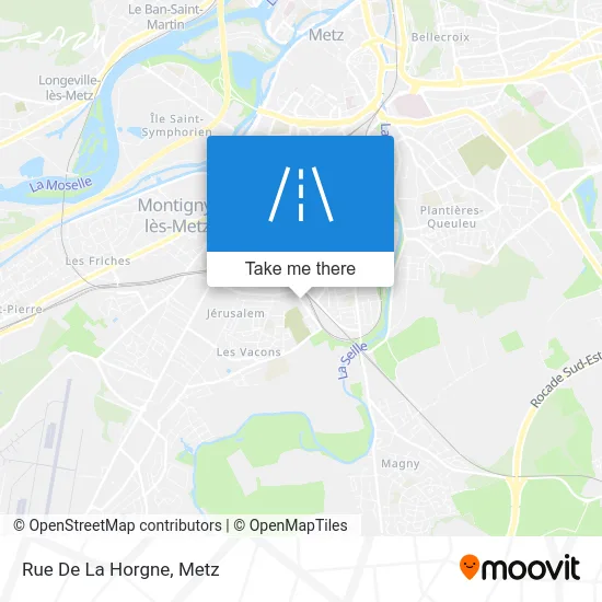 Rue De La Horgne map