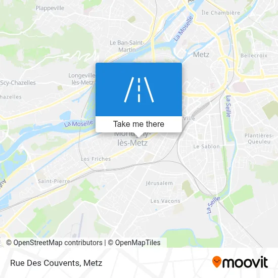 Rue Des Couvents map