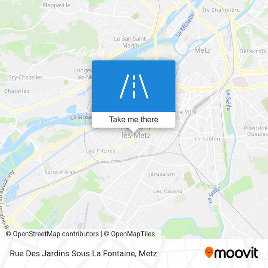 Rue Des Jardins Sous La Fontaine map