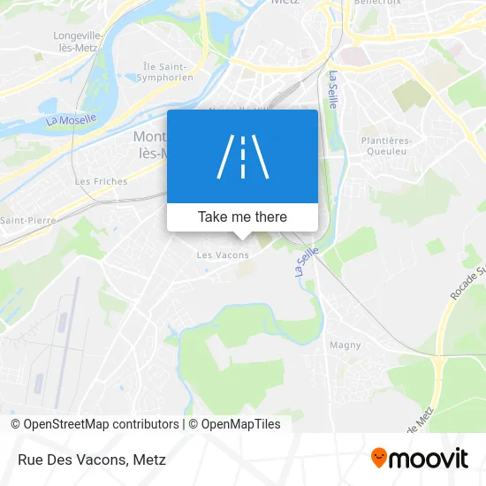 Rue Des Vacons map