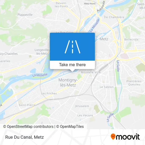 Rue Du Canal map