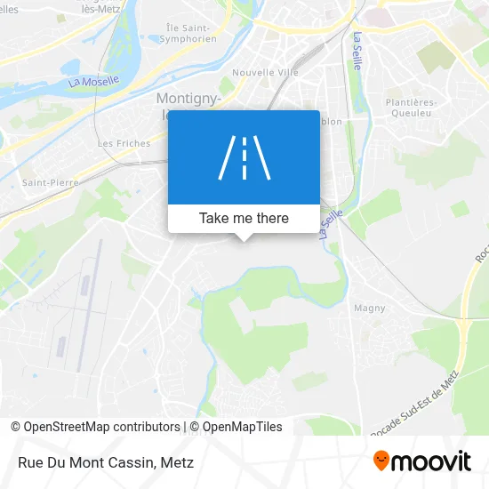 Rue Du Mont Cassin map