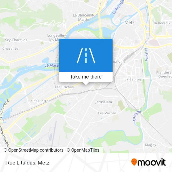 Rue Litaldus map
