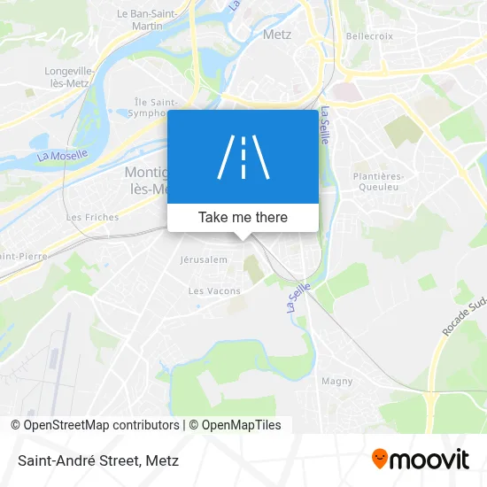 Rue Saint-André map