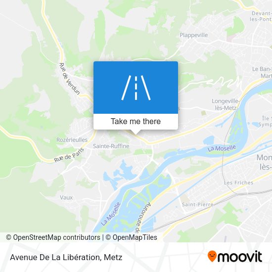 Avenue De La Libération map