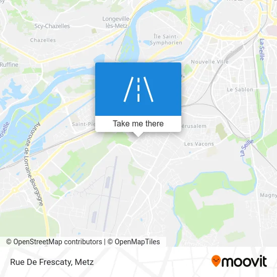 Rue De Frescaty map