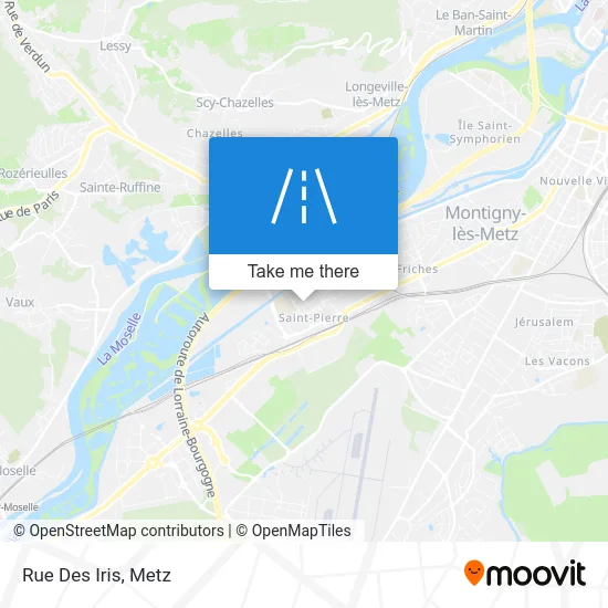 Rue Des Iris map