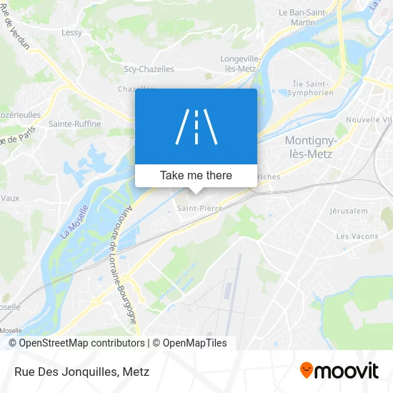 Rue Des Jonquilles map