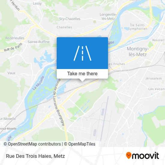 Rue Des Trois Haies map