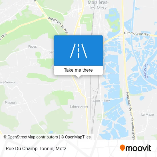 Rue Du Champ Tonnin map