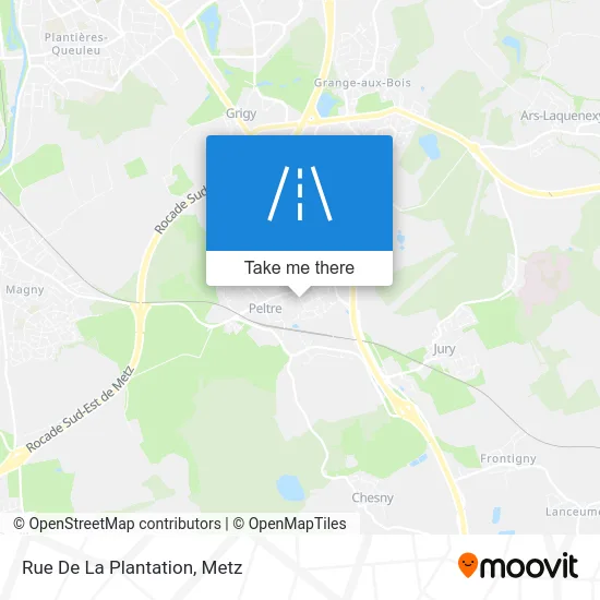 Rue De La Plantation map