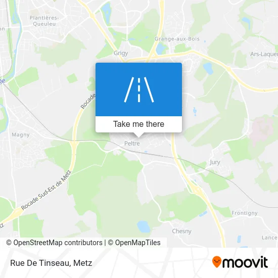Rue De Tinseau map