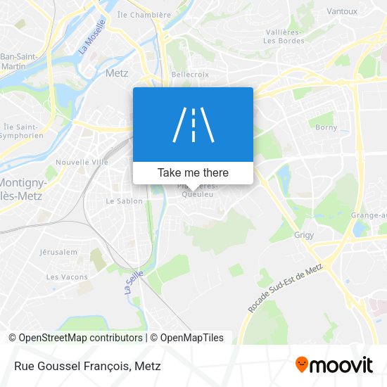 Rue Goussel François map