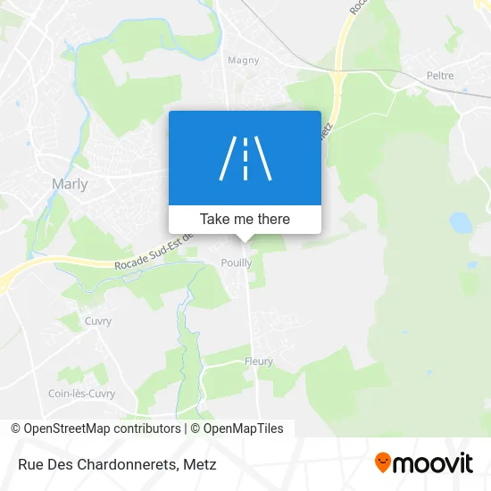 Rue Des Chardonnerets map