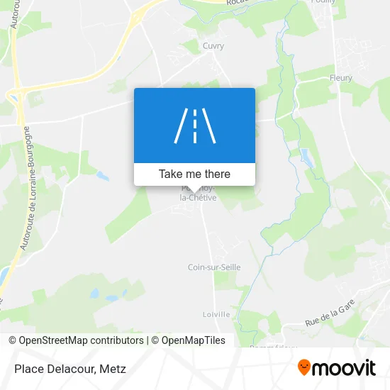 Place Delacour map