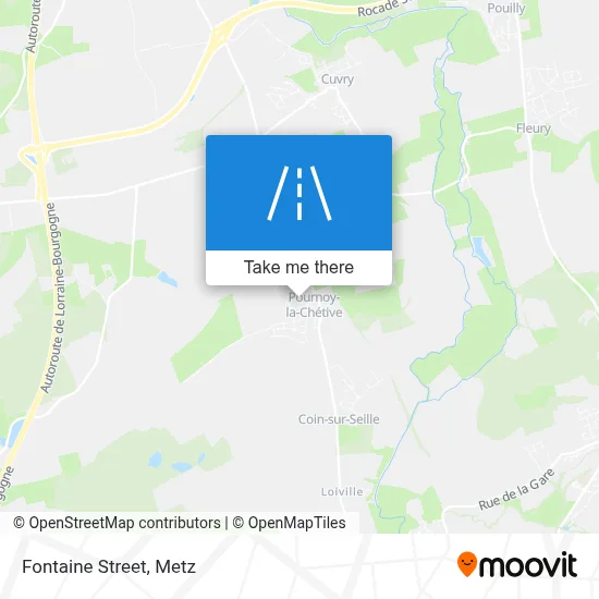 Rue De La Fontaine map