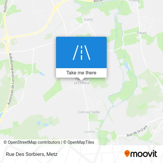 Rue Des Sorbiers map