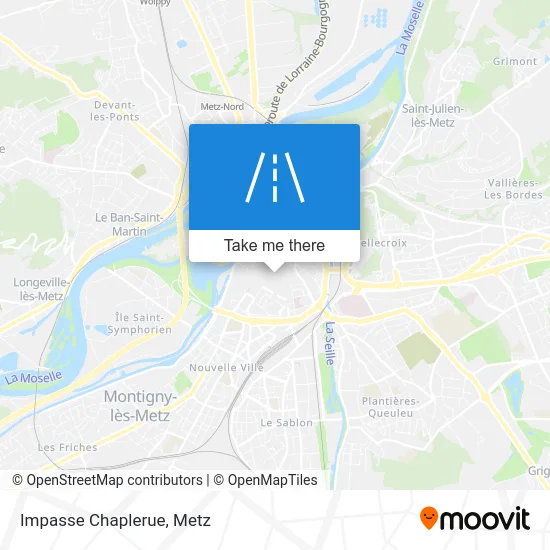 Impasse Chaplerue map