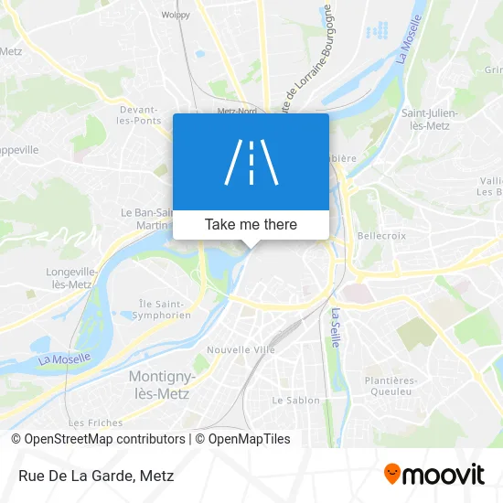 Rue De La Garde map