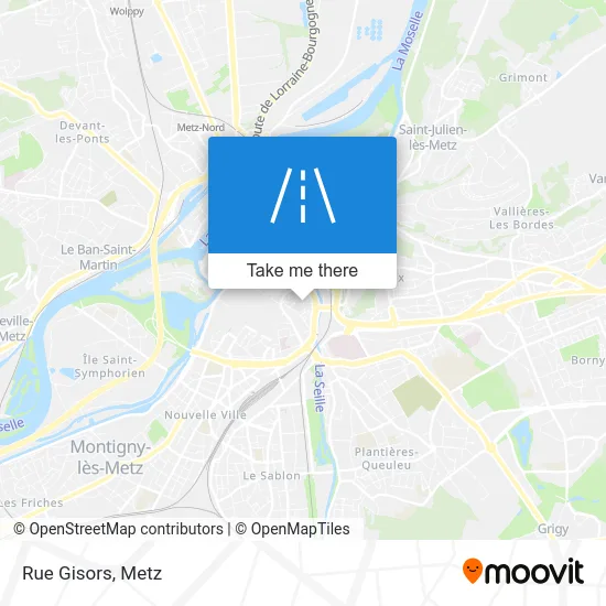 Rue Gisors map
