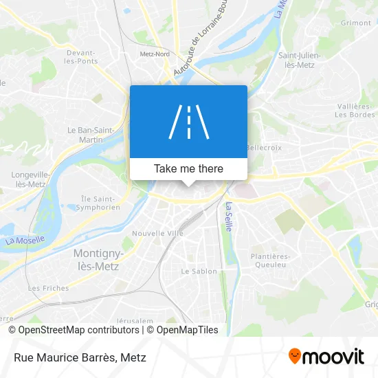 Rue Maurice Barrès map