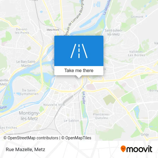 Rue Mazelle map