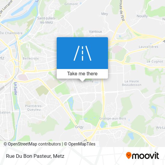 Rue Du Bon Pasteur map