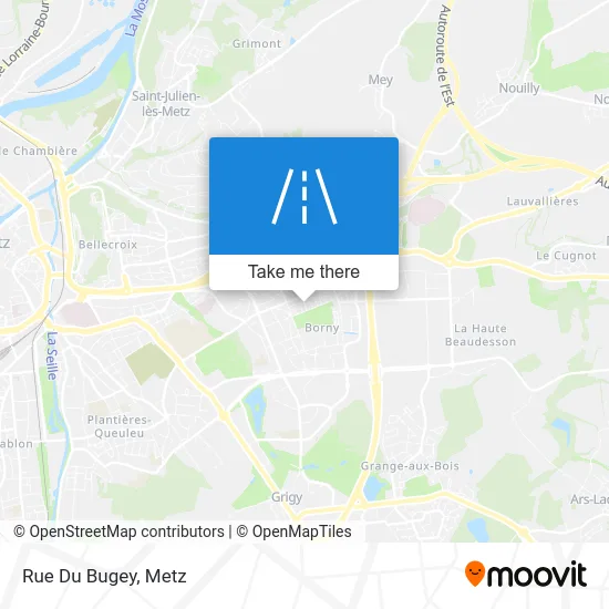 Rue Du Bugey map