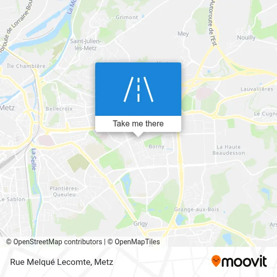 Rue Melqué Lecomte map