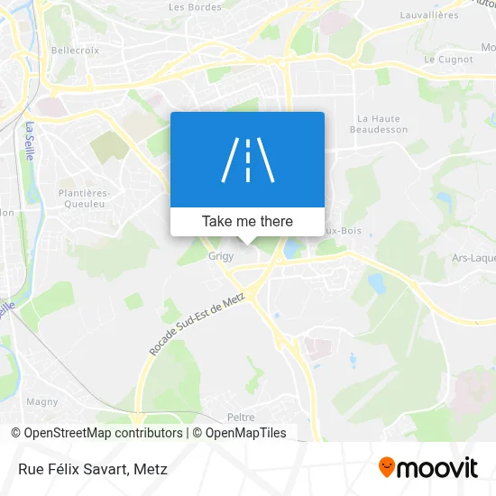 Rue Félix Savart map