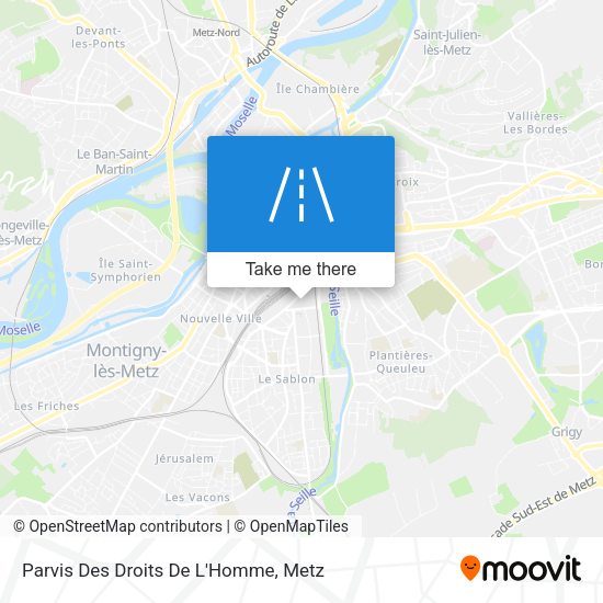 Parvis Des Droits De L'Homme map