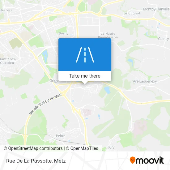 Rue De La Passotte map