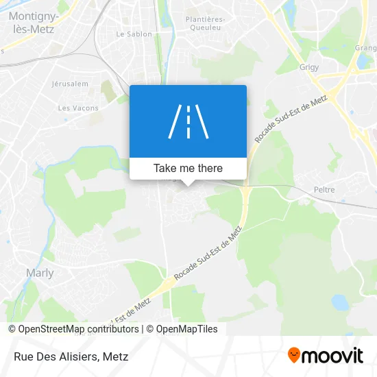 Rue Des Alisiers map