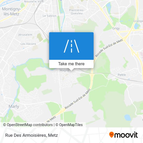 Rue Des Armoisières map